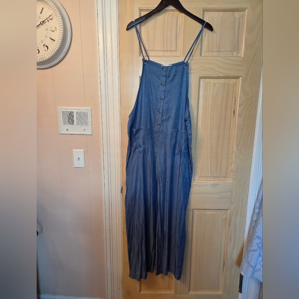 Women's Blue Denim Jumpsuit